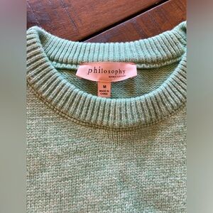 Philosophy Aqua Sweater